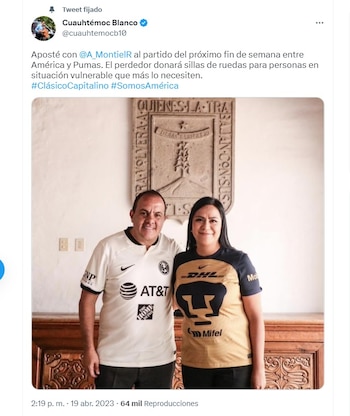 Cuauhtémoc Blanco apostó para el