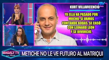 “Que se porte bien”: ‘Metiche’ exige a Christian Domínguez demostrar cambio tras boda civil. Captura: Magaly TV La Firme.
