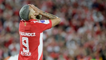 Eduardo Méndez, presidente de Santa Fe, ve difícil retener a Franco Fagúndez: el goleador querría seguir, pero el club dijo por qué no puede comprarlo