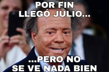 Usuarios compartieron memes sobre la llegada de julio - crédito @luisghernan/X