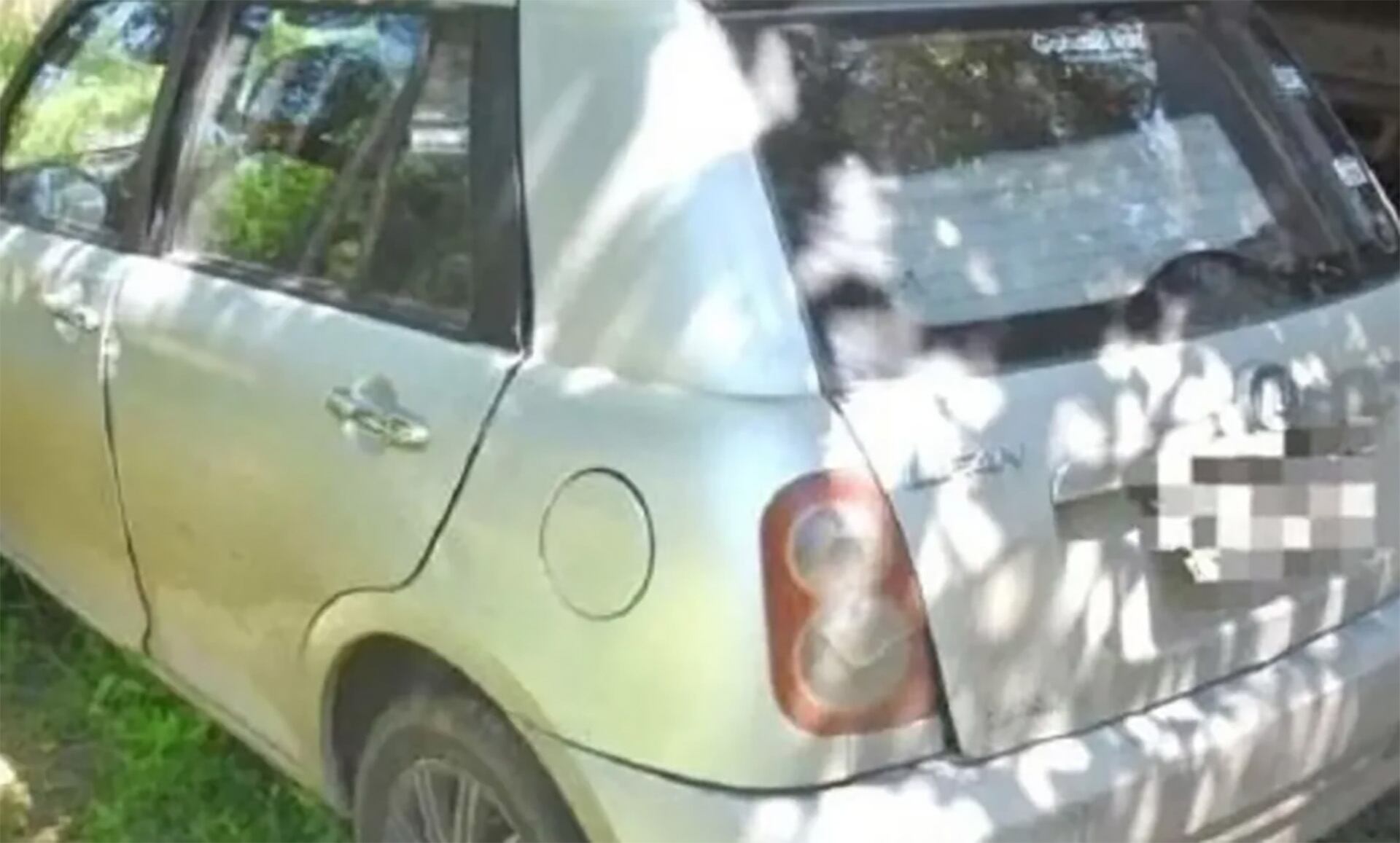 El vehículo estaba en la costa de Uruguay