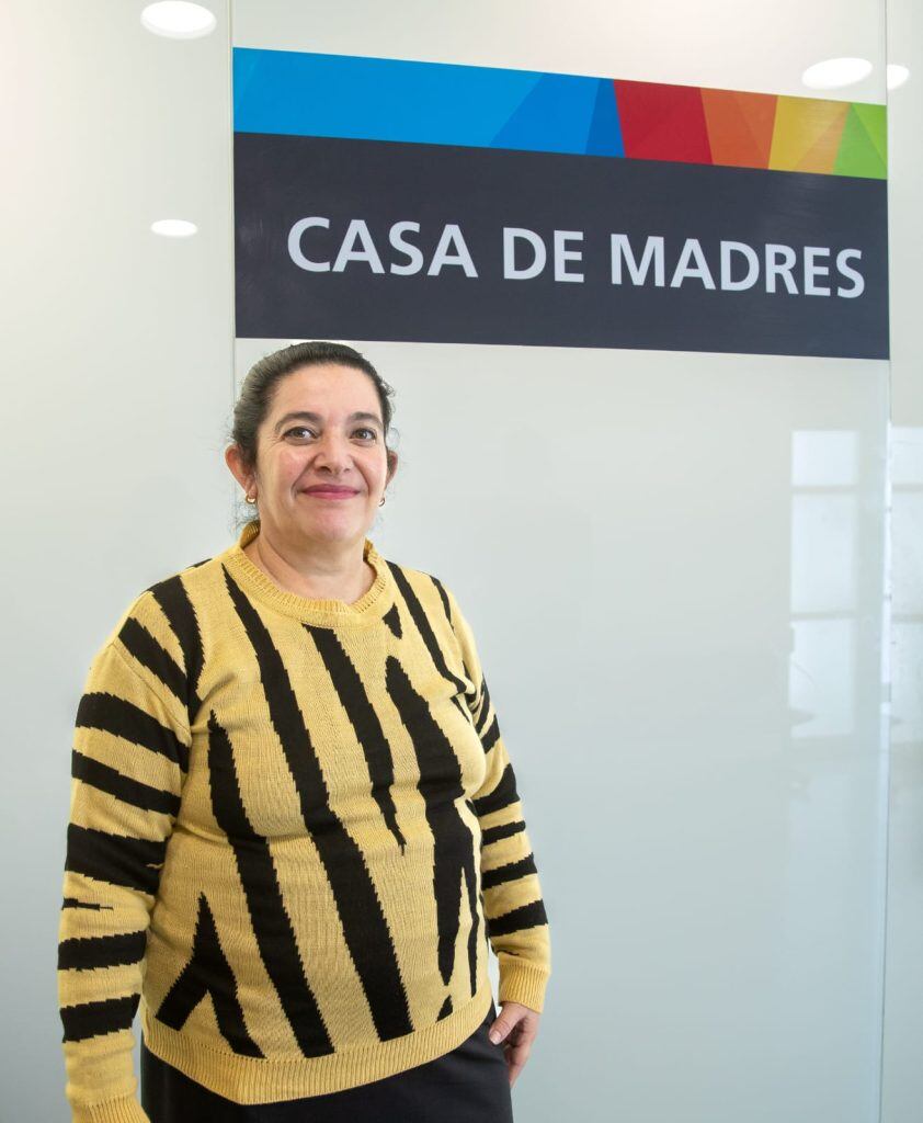 Erica no trabaja, ya que se dedica a la crianza full time de sus 8 hijos