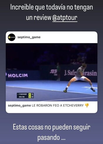 Tomás Etcheverry utilizó su cuenta