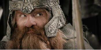 John Rhys-Davies como Gimli en