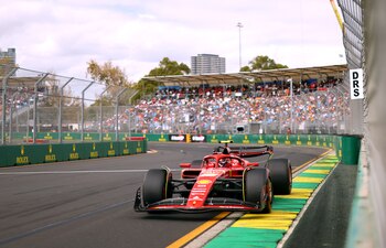 Carlos Sainz durante el GP