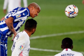 El delantero del Alavés Deyverson