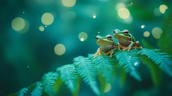 La rana coquí, especie endémica