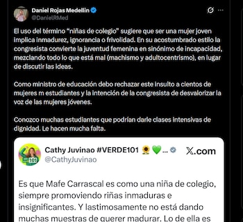 Daniel Rojas Medellín señala que