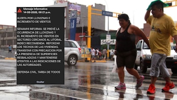 Alerta por lloviznas en los celulares: ¿Qué significa el reporte del Senamhi y qué medidas tomar?