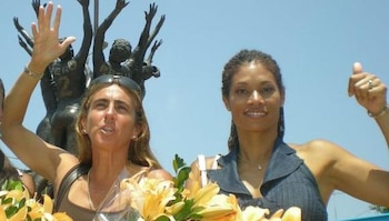 Cecilia Tait y Natalia Málaga compartieron en la selección peruana de vóley en los Juegos Olímpicos de Seúl 1988.