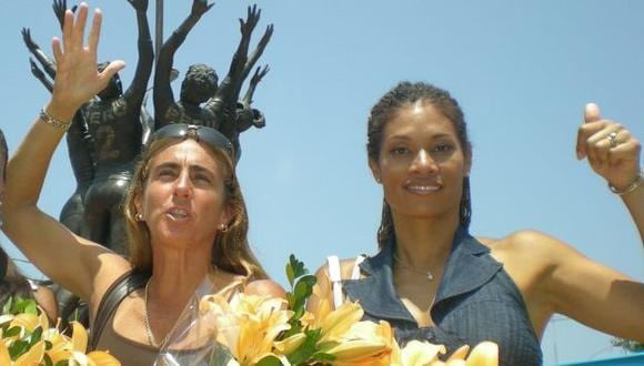 Cecilia Tait y Natalia Málaga compartieron en la selección peruana de vóley en los Juegos Olímpicos de Seúl 1988.