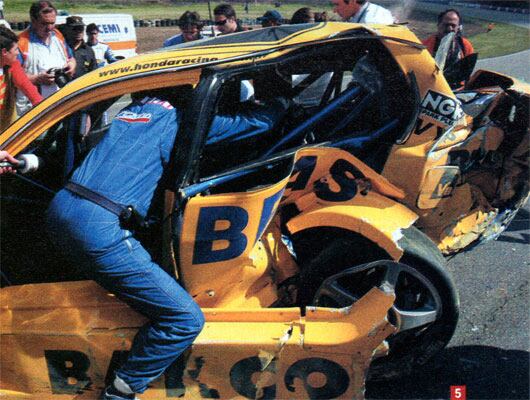 El sector lateral izquierdo quedó destrozado (Archivo Revista Campeones)