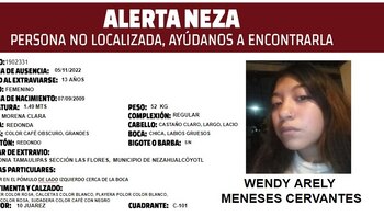 Wendy Arely de 13 años salió de su casa en Neza y no volvió