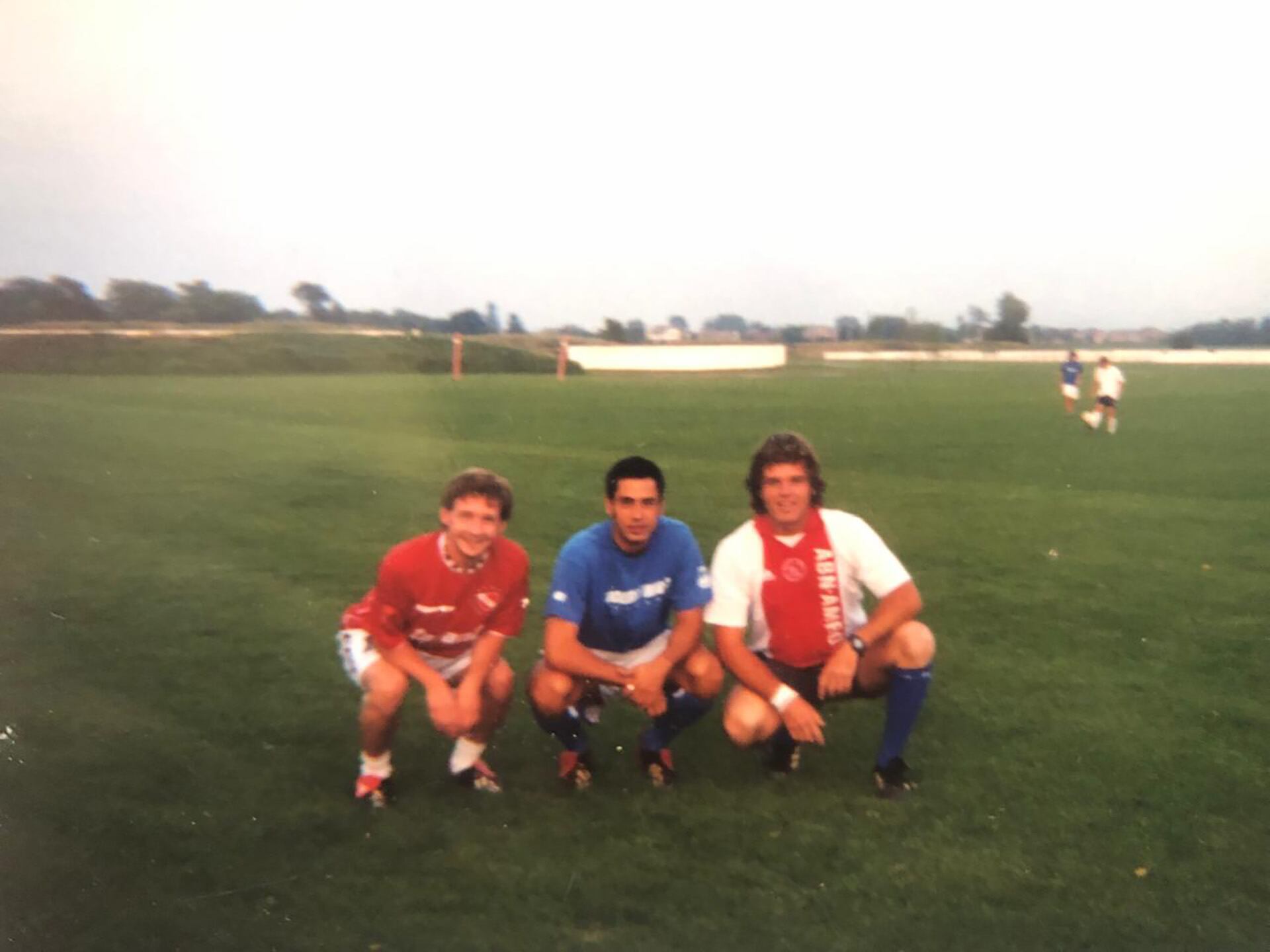 La previa al partido en el que se reencontró con el chico del locutorio
