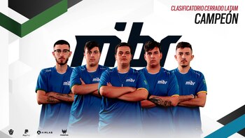 MIBR campeón del Clasificatorio de