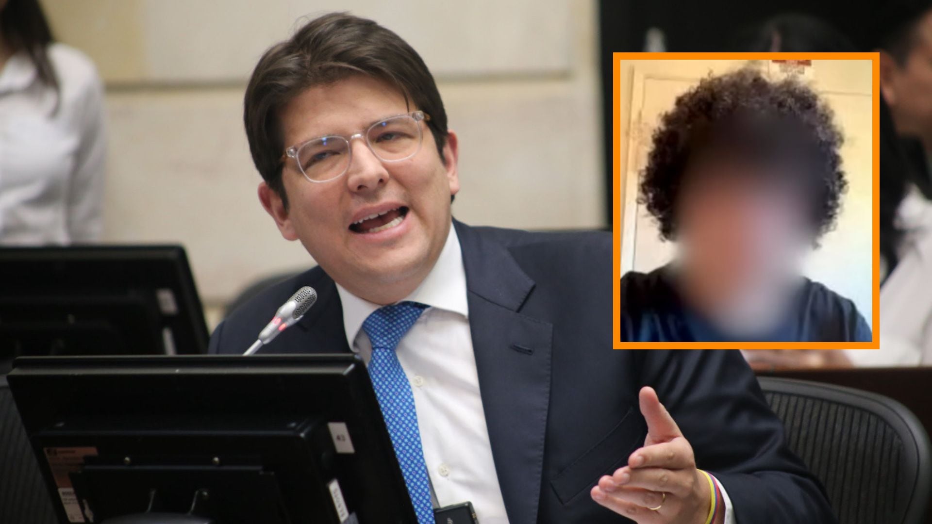Alias Churco había sido inicialmente el joven elegido para atentar contra Miguel Uribe - crédito Prensa Senado/Captura de Video Noticias Caracol