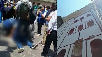 Una luminaria de La Merced