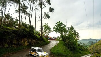 Un coche del Rallye de