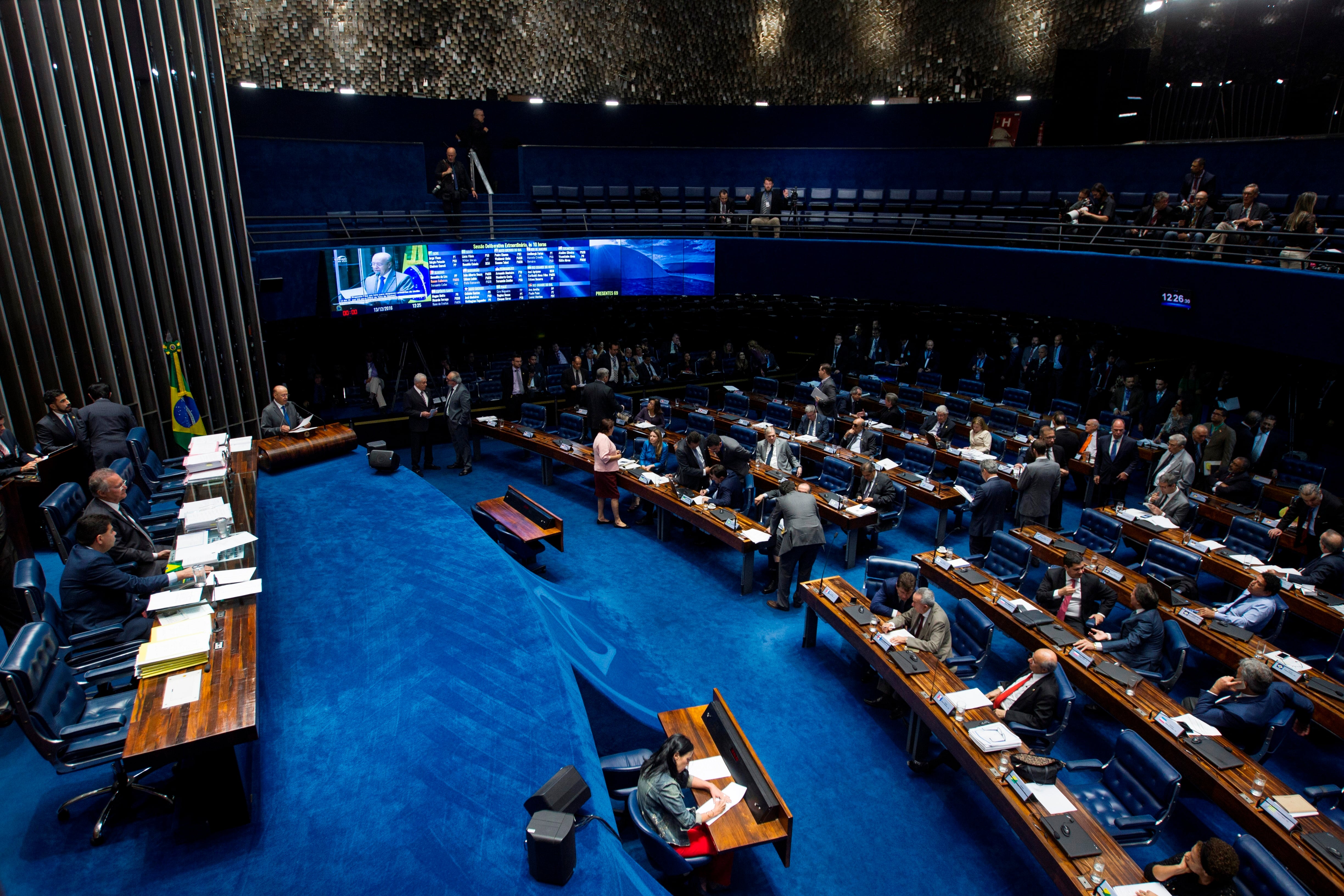 La Cámara Alta de Brasil (EFE/Joédson Alves)