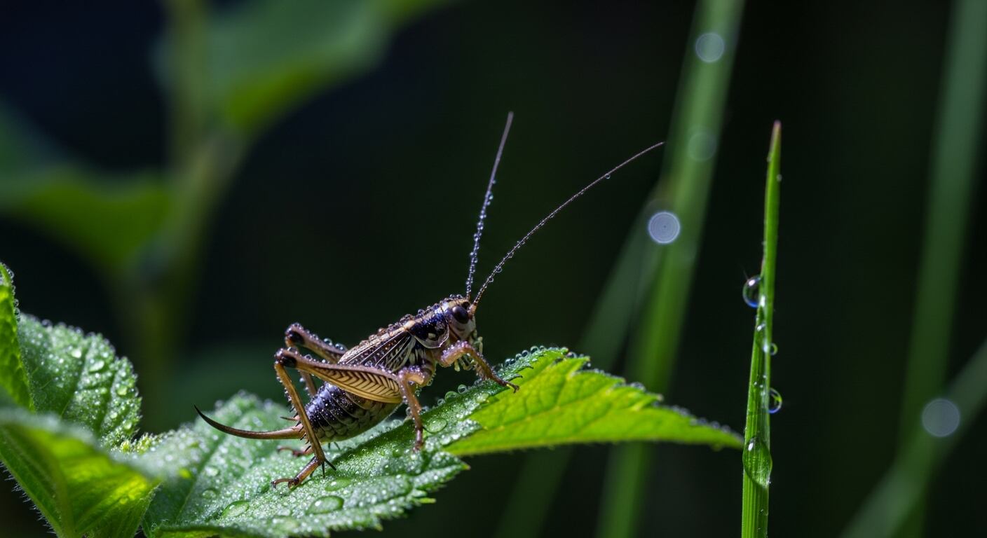 Escuchar grillos en casa señala su adaptación a ambientes interiores donde encuentran alimento y protección frente a depredadores (Imagen Ilustrativa Infobae)