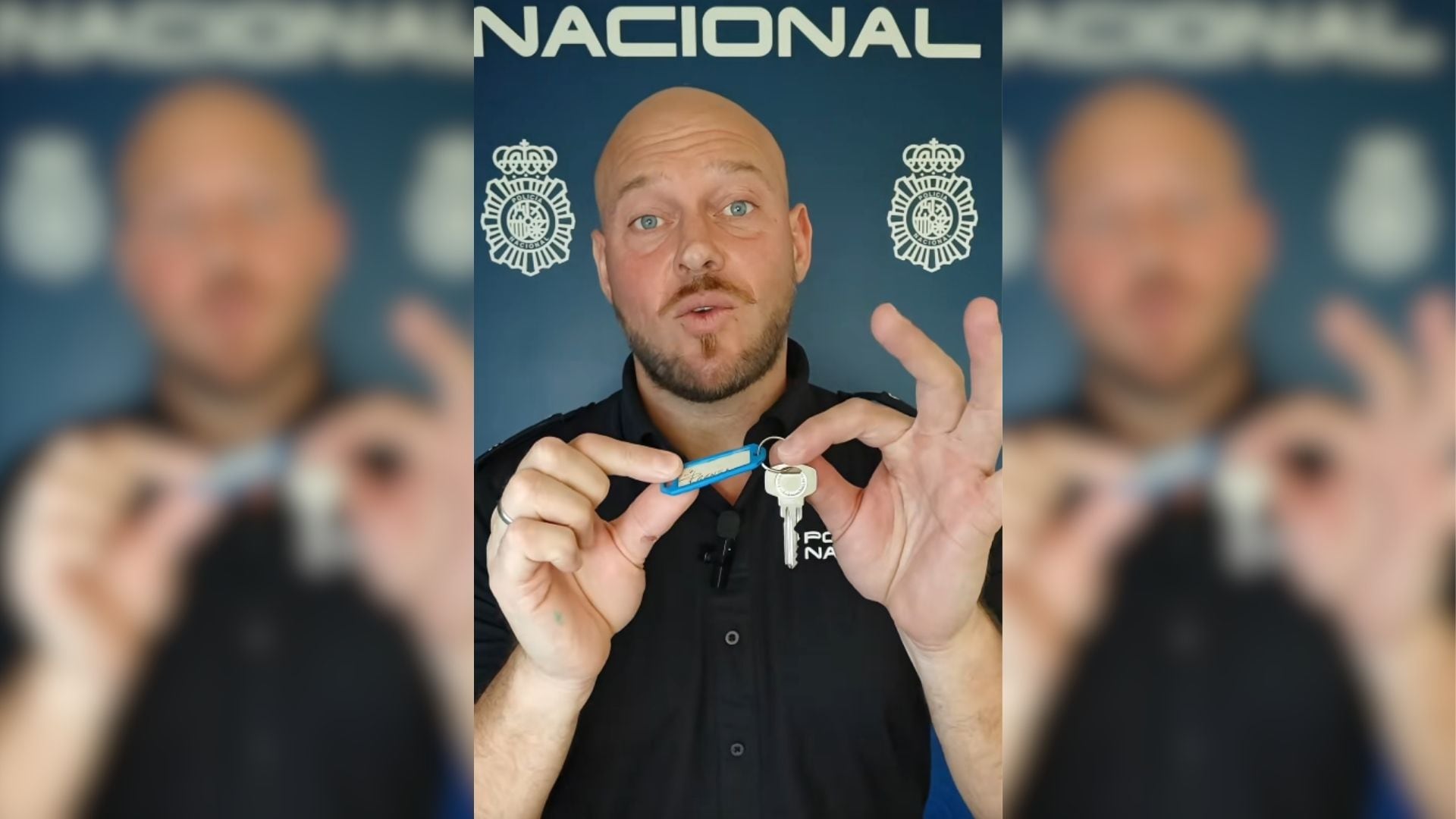 El cuerpo policial advierte que la combinación de una llave y datos del domicilio puede facilitar que terceros localicen el inmueble (@policia)