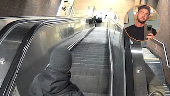 Revelaron imágenes del trágico accidente donde un hombre murió atrapado en una escalera mecánica