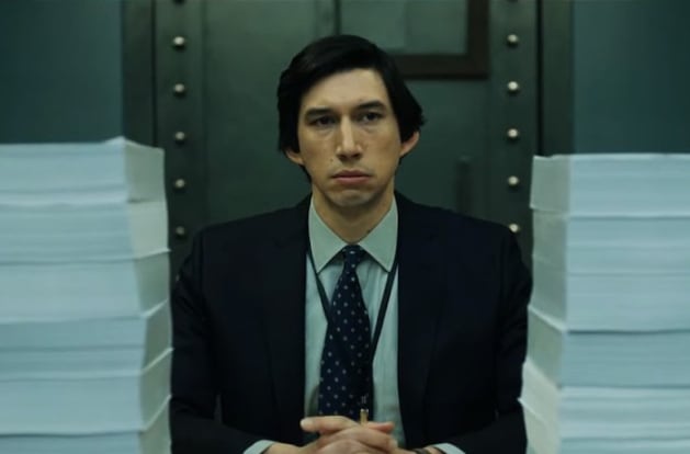 Reporte clasificado es protagonizada por Adam Driver. (Captura de video)