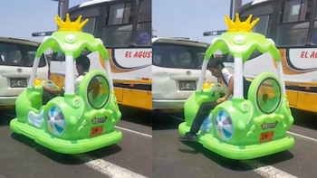 Carrito infantil se hace viral