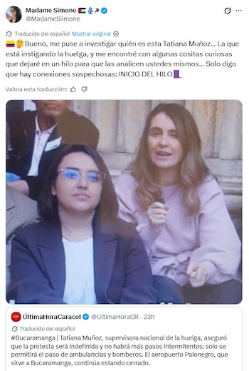 Las autoridades aseguran que corregir brechas territoriales requiere ajustar las tasaciones, subrayando que un aumento en el avalúo no necesariamente implica una subida igual en el impuesto predial para todos los propietarios - crédito captura de pantalla @MadameSiimone / X