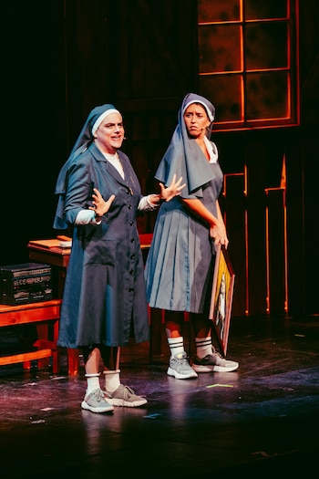 Mariano Saborido junto a Leticia