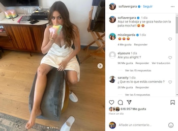 La colombiana mostró la cicatriz