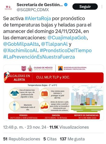 Este 23 de noviembre se