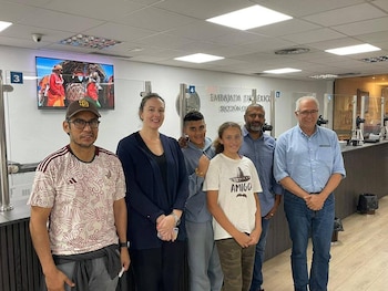 Los mexicanos salieron de Sudán