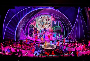Adassa, Stephanie Beatriz, Mauro Castillo, Carolina Gaitan and Diane Guerrero, Becky G and Luis Fonsi perform the song "We Don't Talk About Bruno" from the animated film "Encanto" during the 94th Academy Awards in Hollywood, Los Angeles, California, U.S., March 27, 2022. REUTERS/Brian Snyder