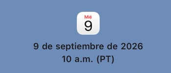 Apple anunció que su Apple Event se llevará a cabo a las 10:00 horas de California.