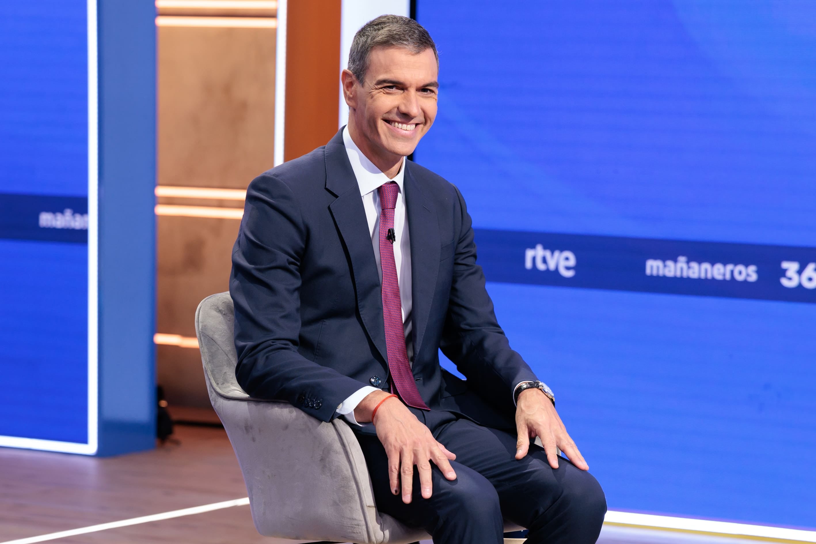 Pedro Sánchez, presidente del Gobierno, entrevistado este miércoles en 'Mañaneros 360' en TVE . (EFE/RTVE)