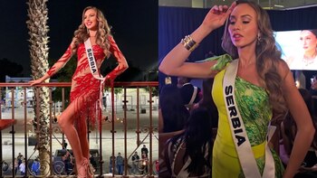 Miss Serbia también es otra de las participantes que confiaron en el talento del diseñador peruano José Zafra. IG