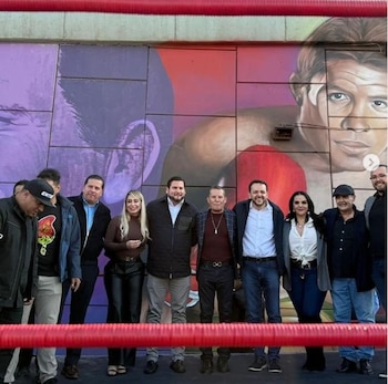 Inauguraron un mural en honor