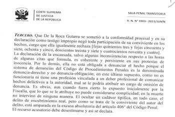 Recurso de Nulidad 3903-2013/Junín.