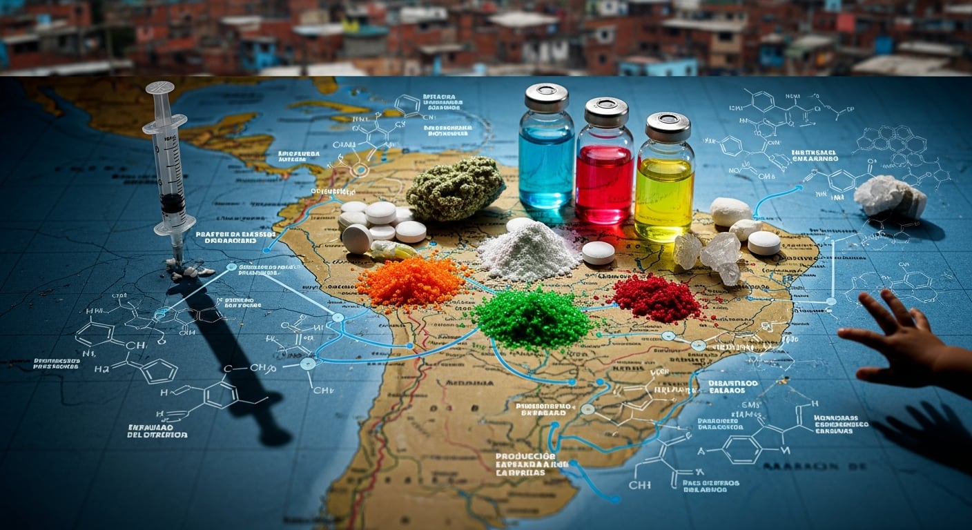 Las drogas sintéticas transformaron el nercotráfico en América, incrementando los riesgos para los usuarios y generando nuevos desafíos para la salud pública y la seguridad de los países (Imagen Ilustrativa Infobae)