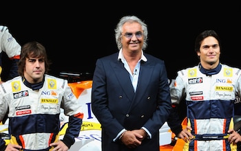 Fernando Alonso, Flavio Briatore y