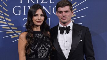 Max Verstappen y su novia,