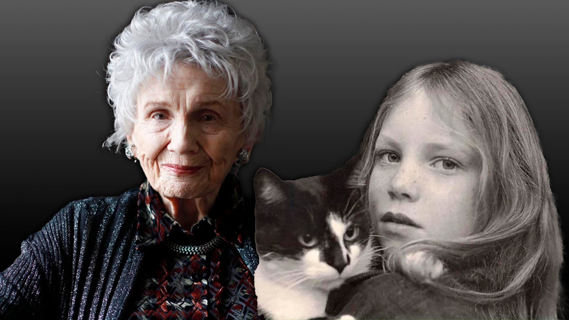 Alice Munro y su hija Andrea, cuando tenía la edad en que fue abusada. (Chad Hipolito/The Canadian Press vía AP, archivo)