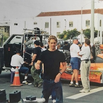 Paul Walker en una imagen de archivo del rodaje de 'The Fast and The Furious'