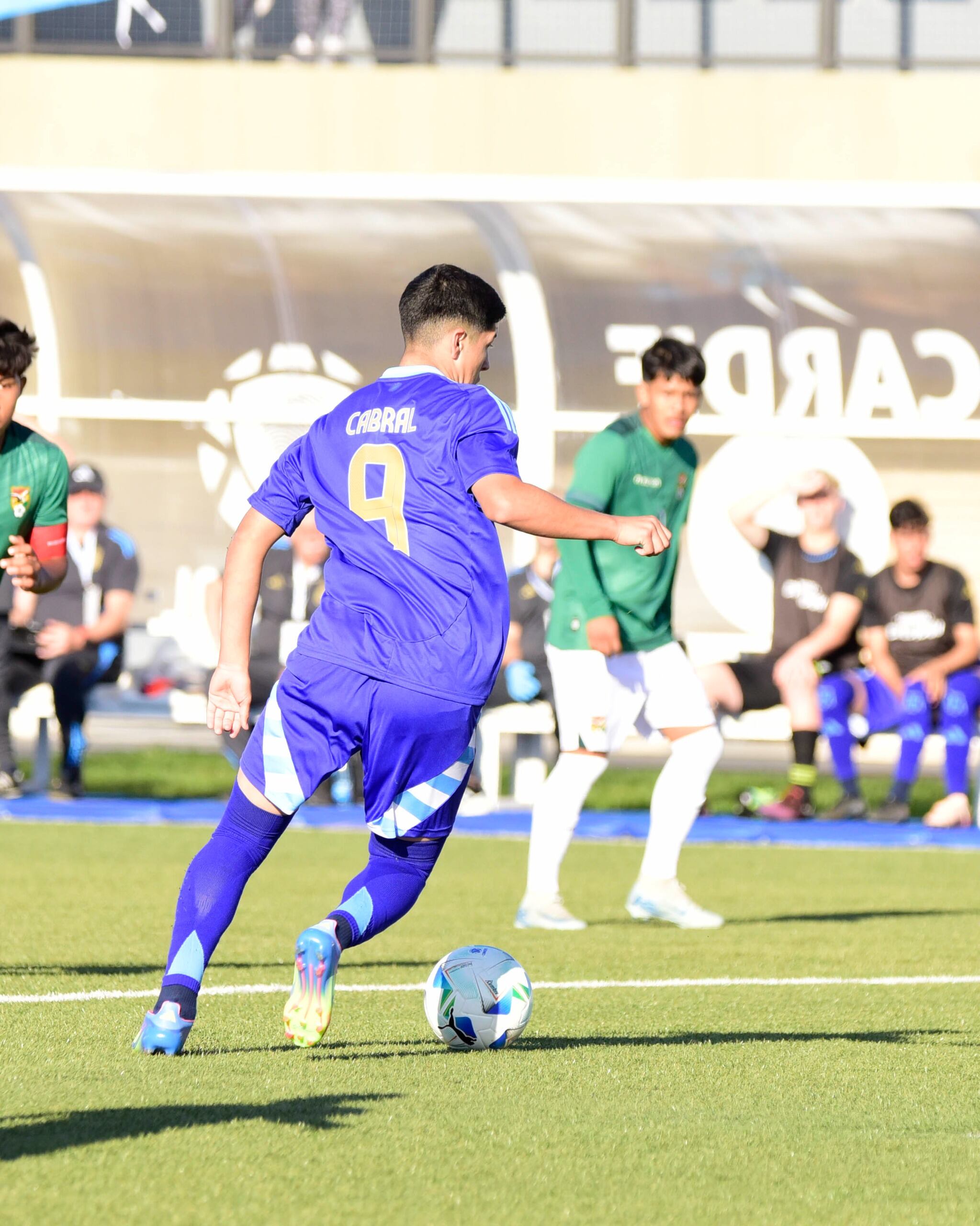 Cabral, con la casaca de Argentina