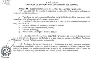 Causales de suspensión mencionadas en