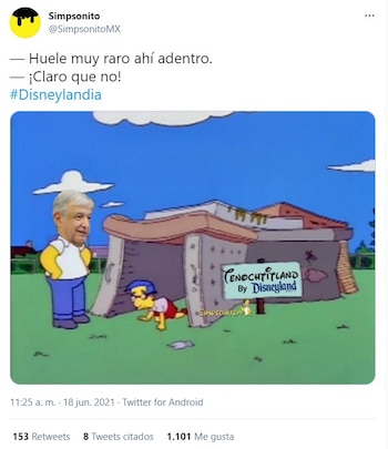 Foto: Captura de Twitter @SimpsonitoMX