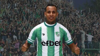 El atacante colombiano, con la