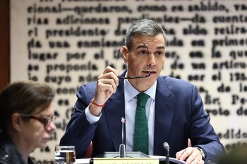 Pedro Sánchez, este jueves en