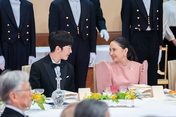 El príncipe Hisahito debuta ante la princesa Aiko (Casa Imperial de Japón)